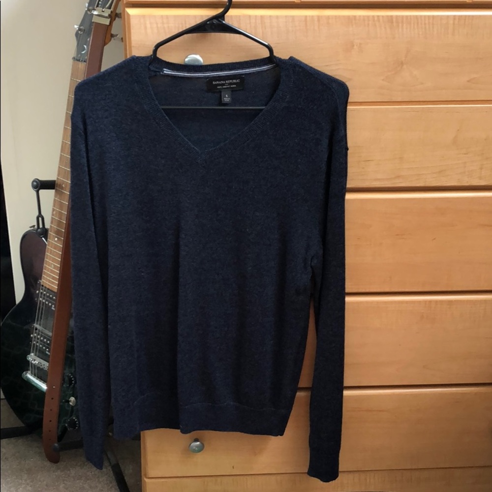 Banana Republic Wool V Neck Sweater